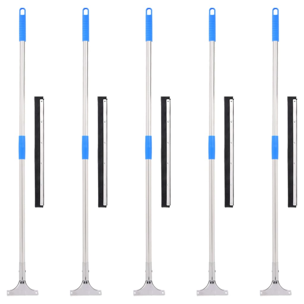 Floor Squeegees 5 pcs 45.5x119.5 cm Steel and Rubber