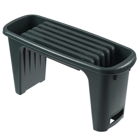 2 in1 Garden Kneeler 65.5x25x34 cm Green
