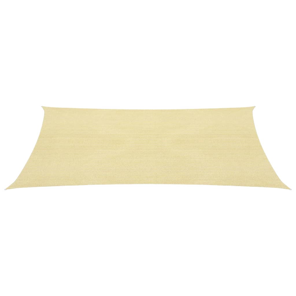 Sunshade Sail HDPE Square 2x2 m Beige