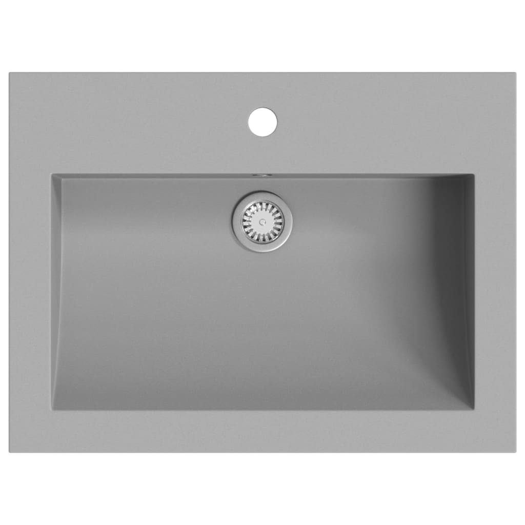 Granite Basin 600x450x120 mm Grey