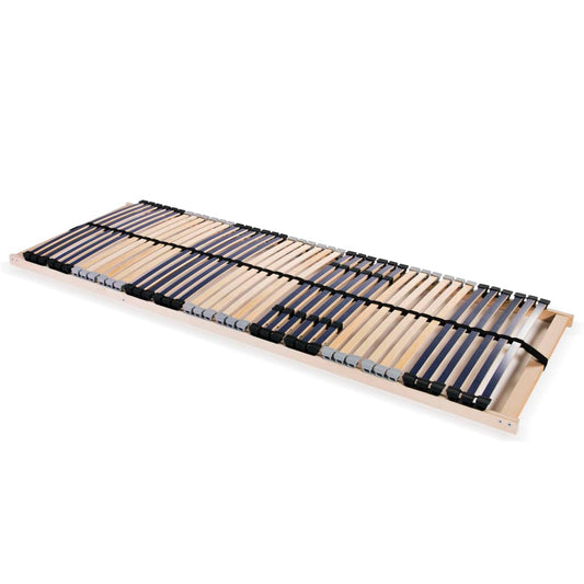 Slatted Bed Base without Mattress with 42 Slats 7 Zones 70x200 cm