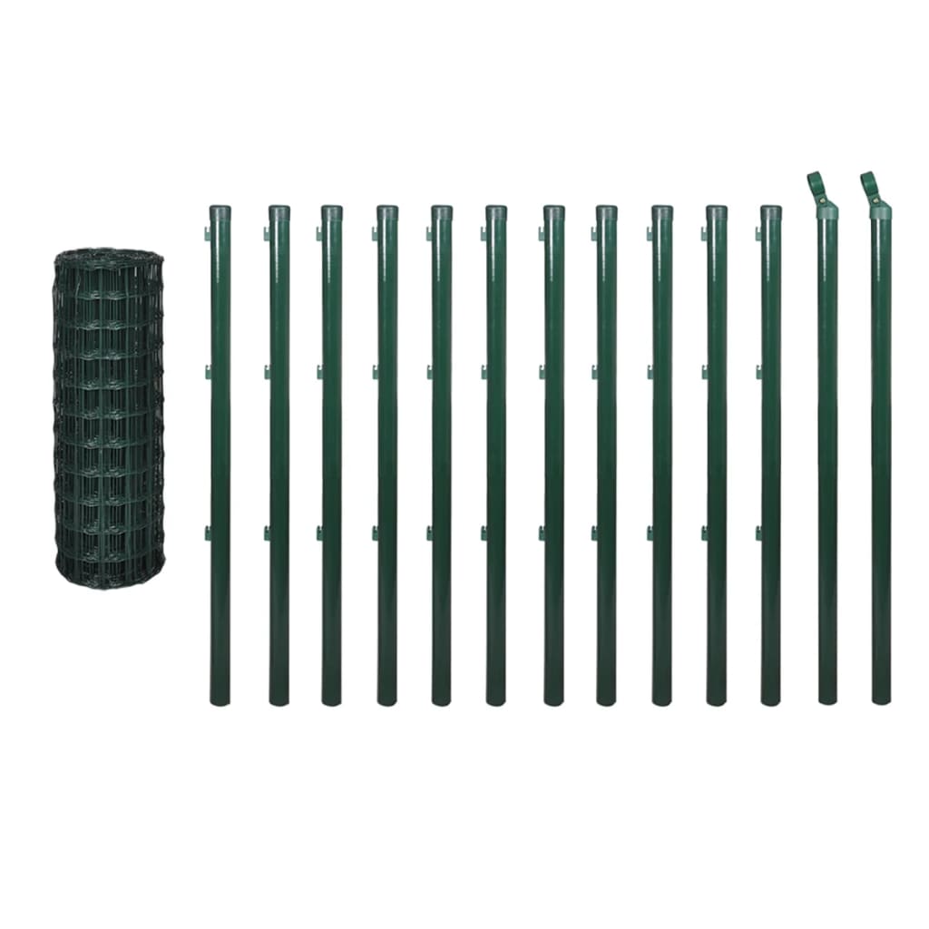 Euro Fence Steel 25x1.0 m Green