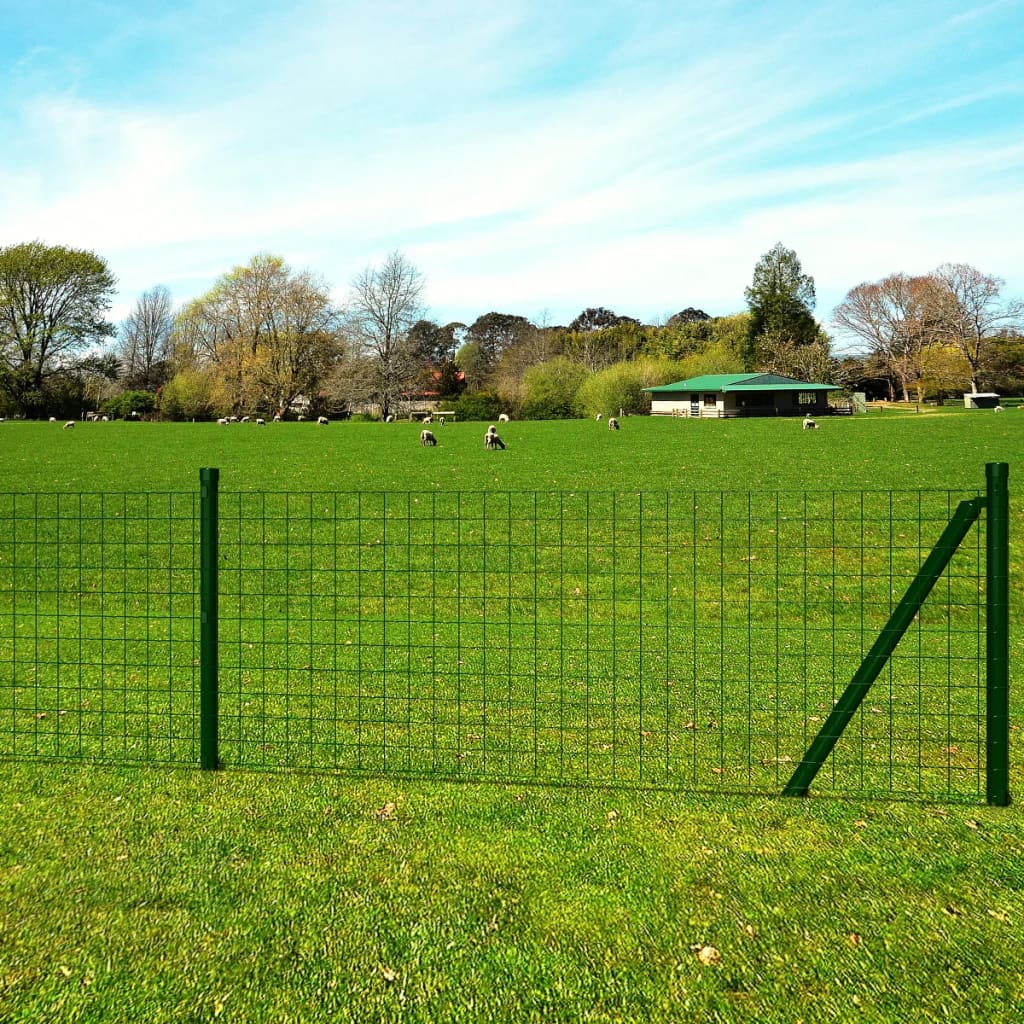 Euro Fence Steel 25x1.0 m Green