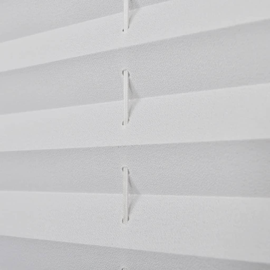 Plisse Blind 60x125cm White Pleated Blind