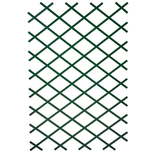 2 pcs Garden Trellises 100x200 cm PVC Green