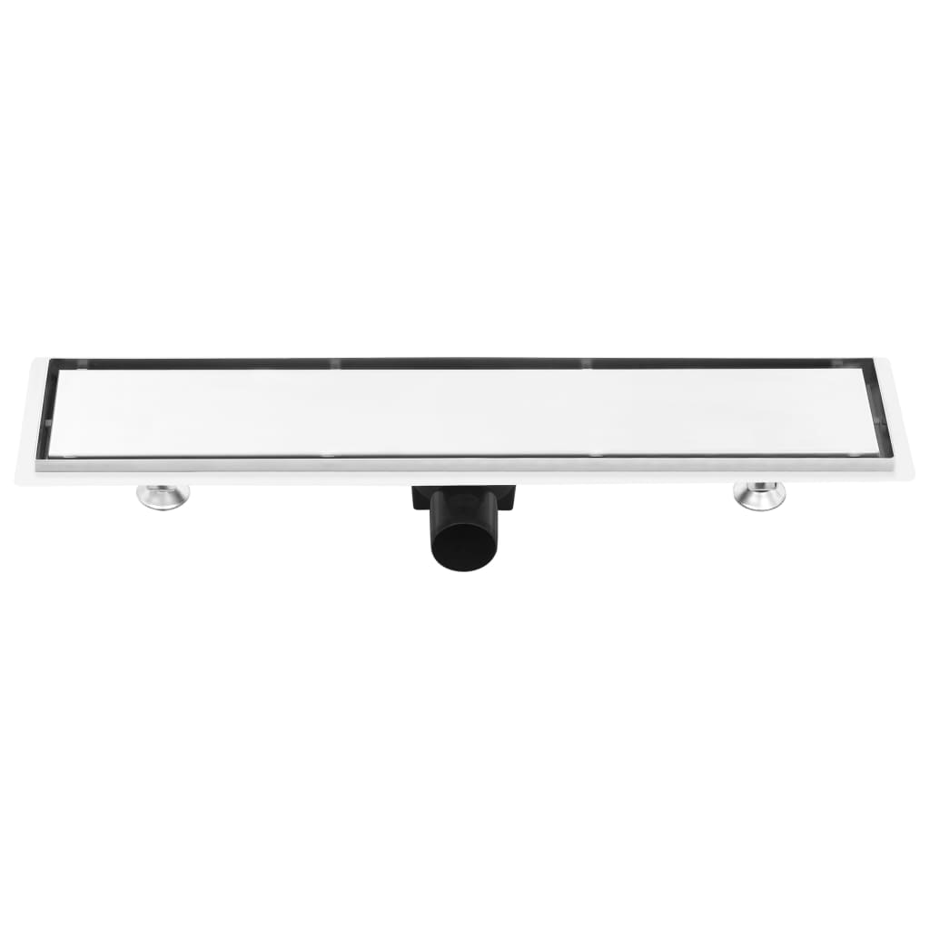Shower Drain with 2-in-1 Cover 63x14 cm Stainless Steel