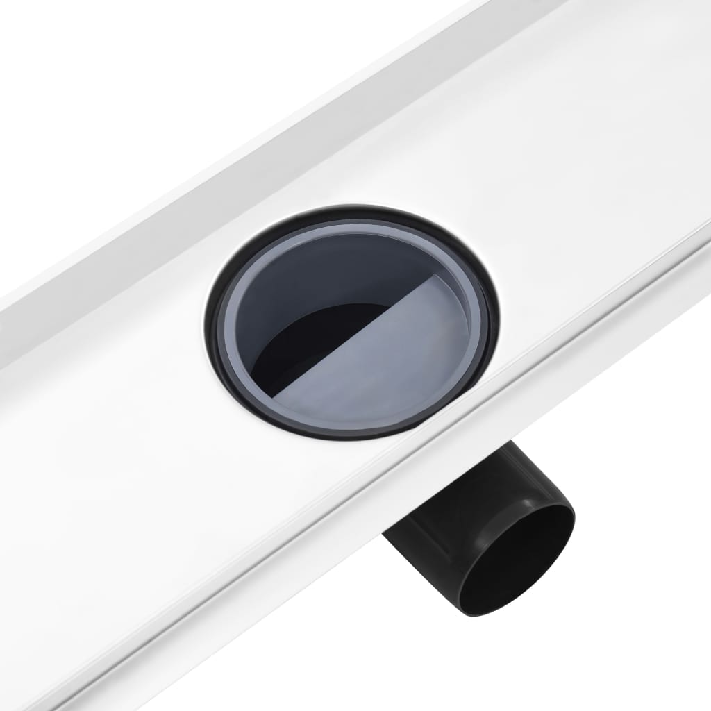 Shower Drain with 2-in-1 Cover 63x14 cm Stainless Steel