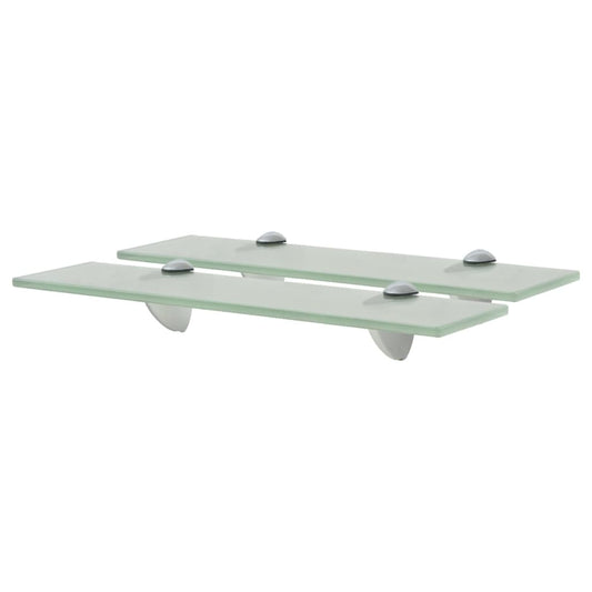 Floating Shelves 2 pcs Glass 40x20 cm 8 mm