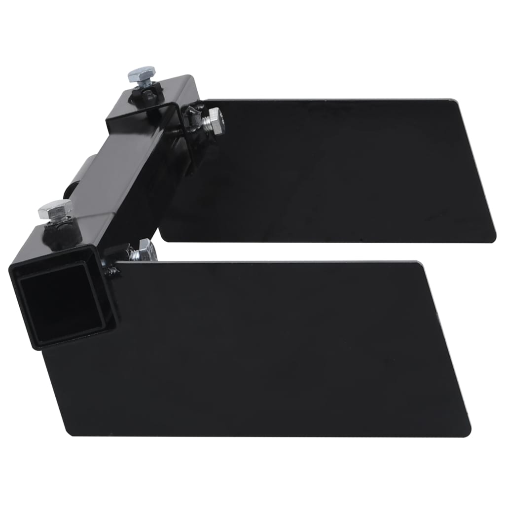 Snow Plow Adapter for Lawn Mower Black