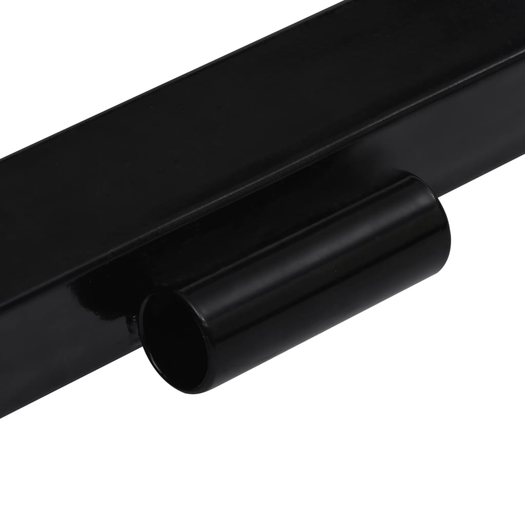 Snow Plow Adapter for Lawn Mower Black