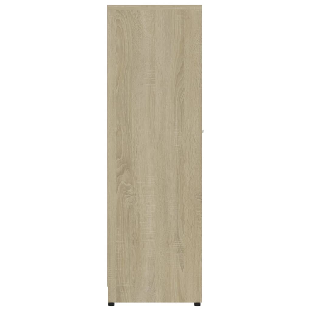 Bathroom Cabinet Sonoma Oak 30x30x95 cm Engineered Wood