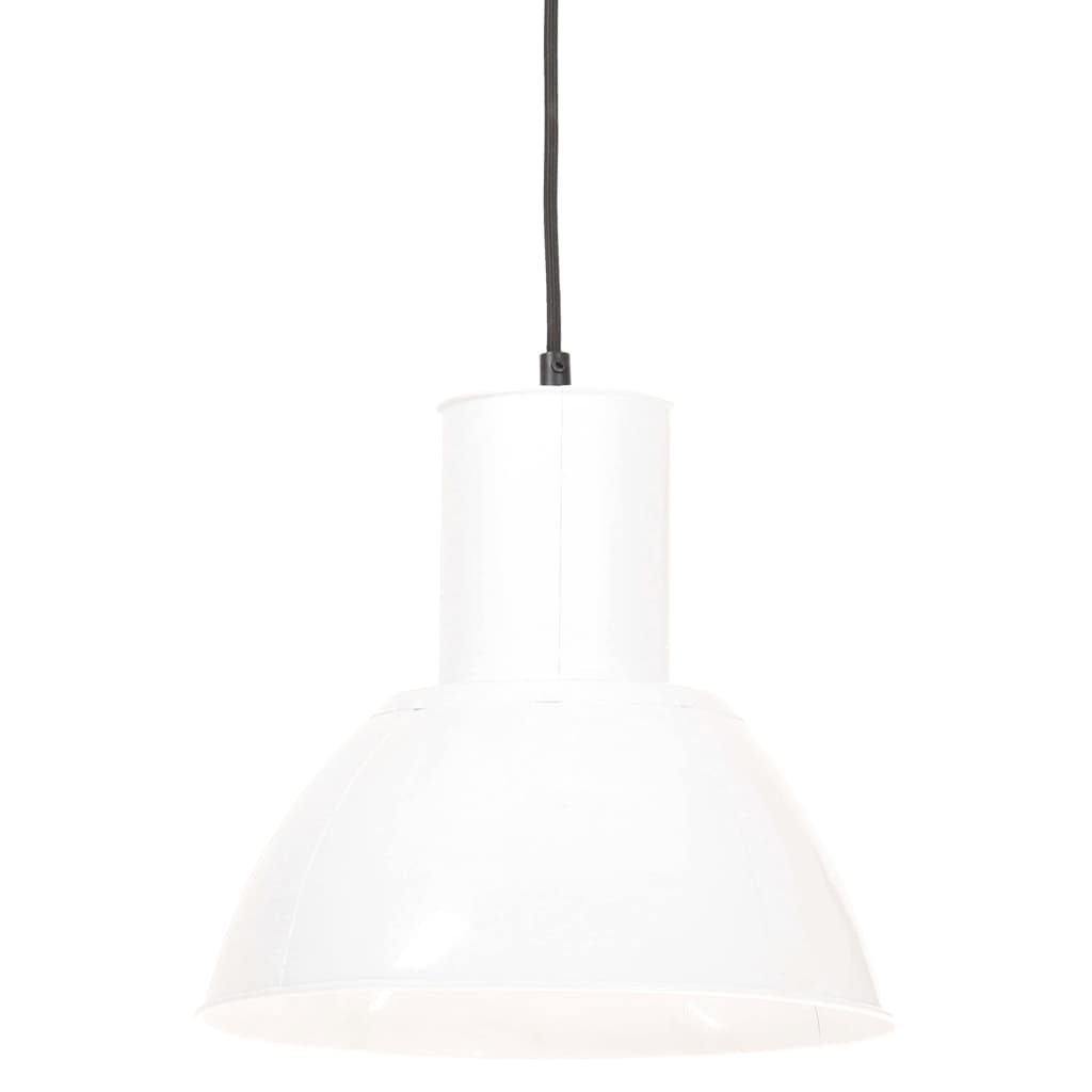 Hanging Lamp 25 W White Round 28.5 cm E27