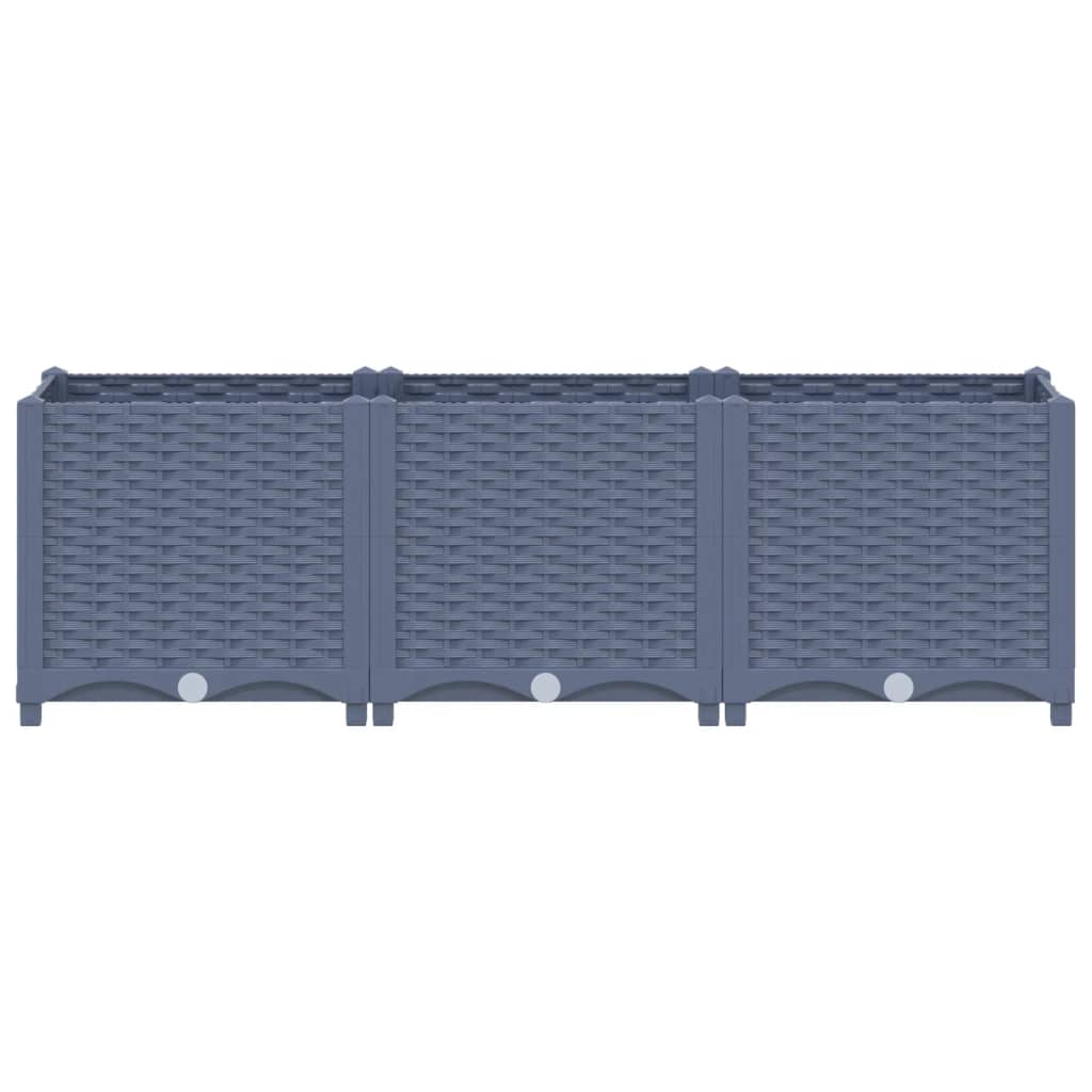 Raised Bed 120x40x38 cm Polypropylene