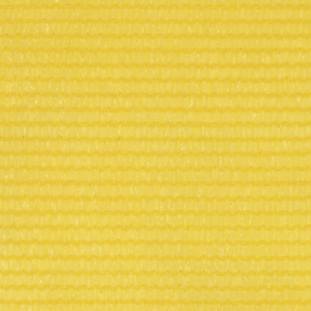 Balcony Screen Yellow 120x600 cm HDPE