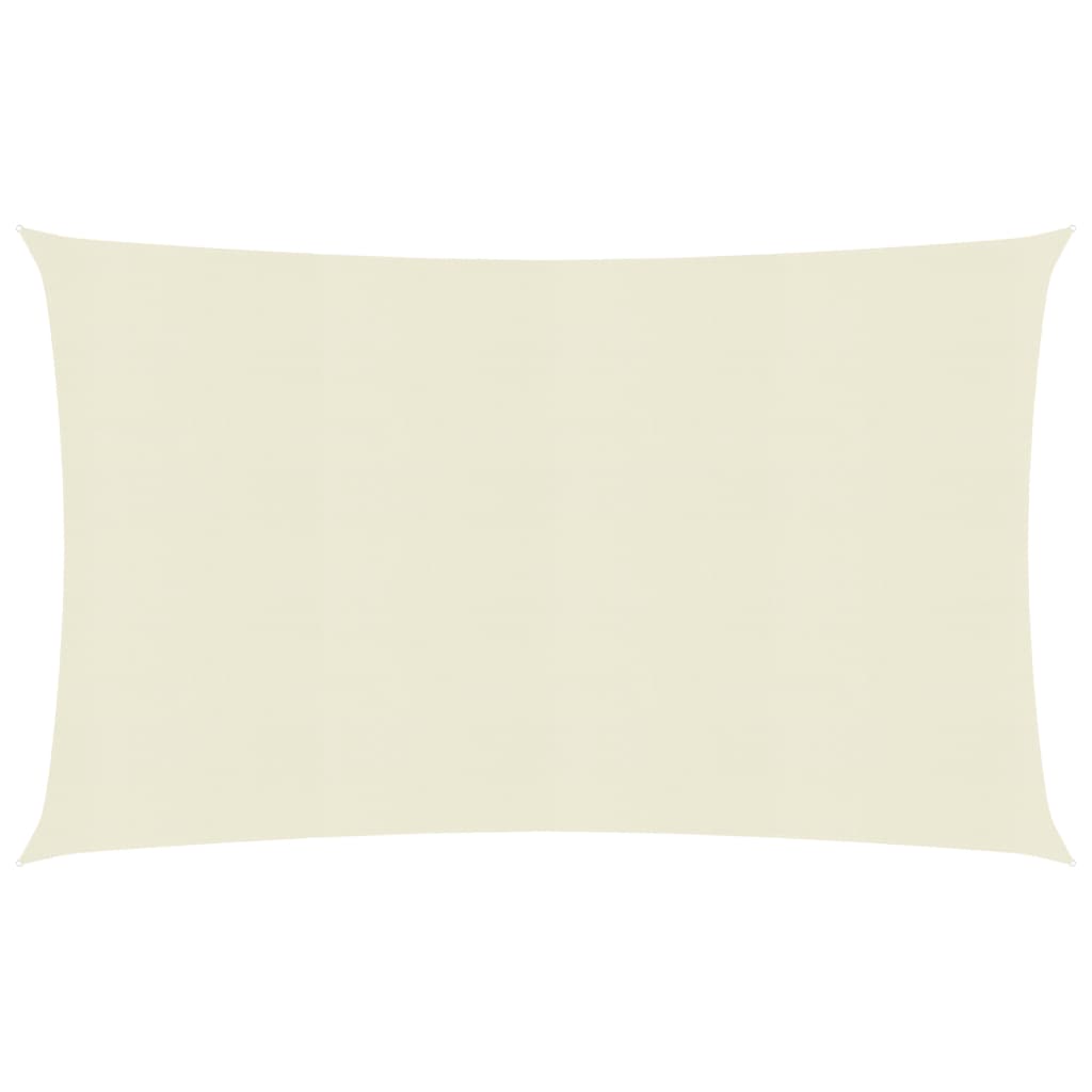 Sunshade Sail 160 g/m² Cream 2x5 m HDPE