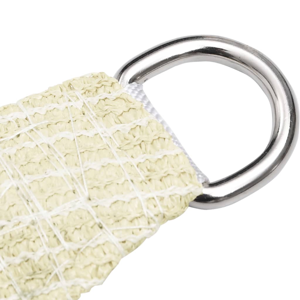 Sunshade Sail 160 g/m² Cream 2x5 m HDPE