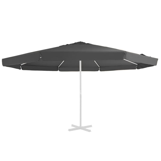 Replacement Fabric for Outdoor Parasol Anthracite 515 cm