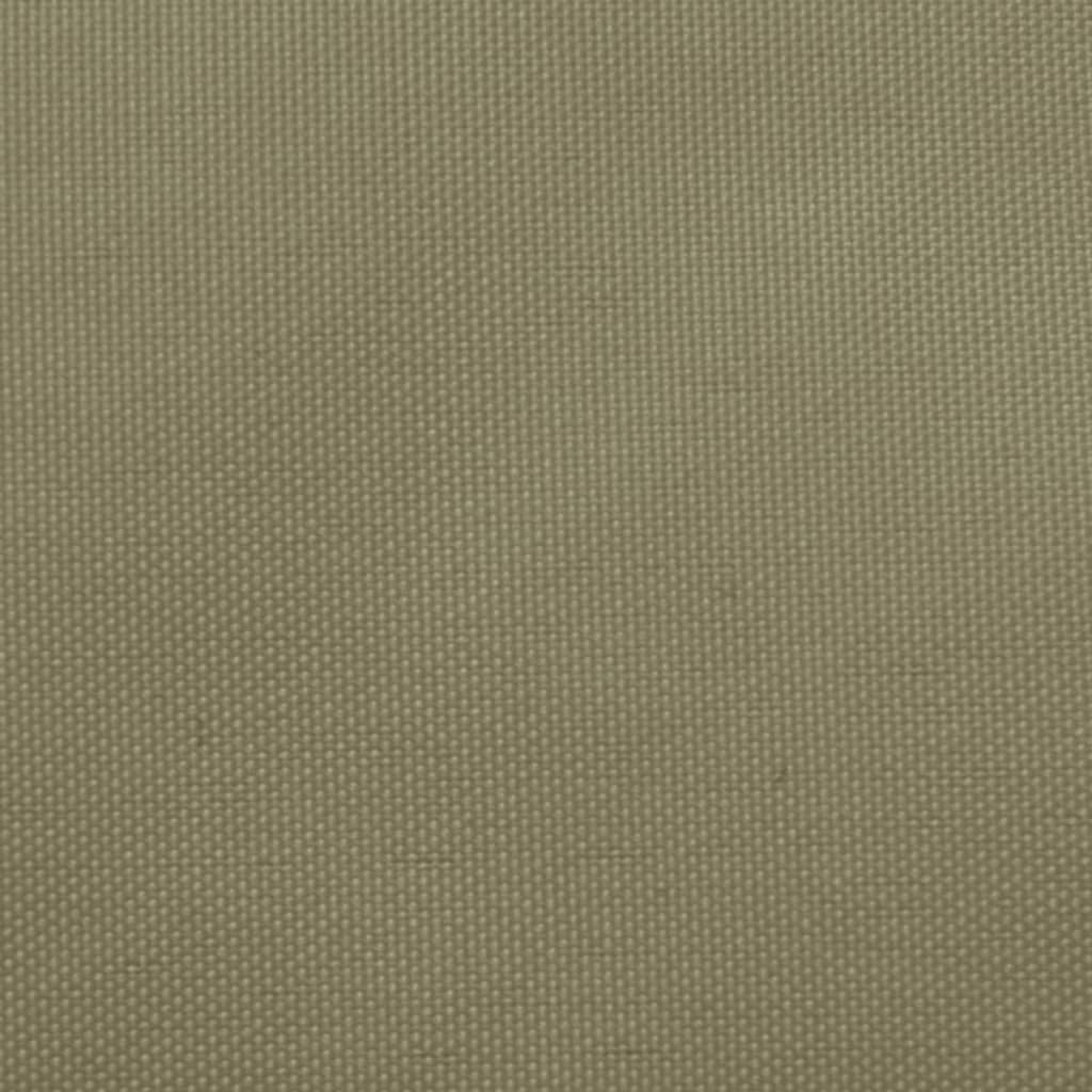 Sunshade Sail Oxford Fabric Triangular 3.5x3.5x4.9 m Beige