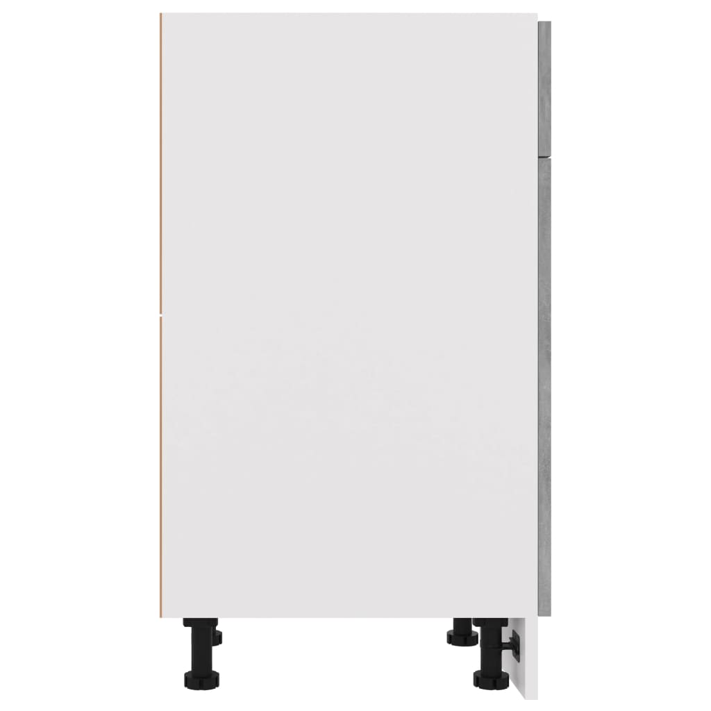 Drawer Bottom Cabinet Concrete Grey 40x46x81.5 cm Engineered Wood