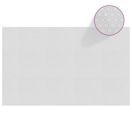 Floating PE Solar Pool Film 260x160 cm Grey