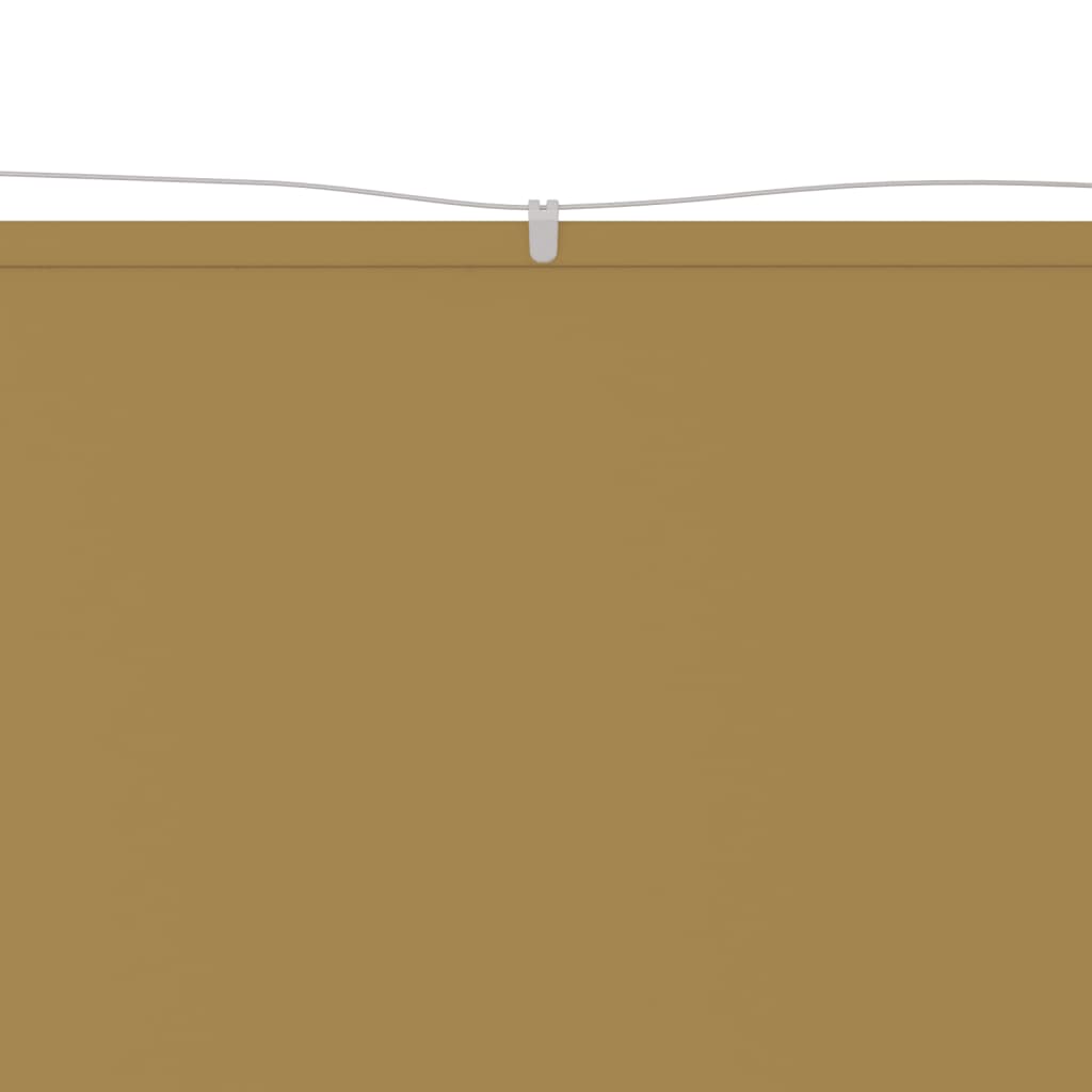 Vertical Awning Beige 140x1000 cm Oxford Fabric