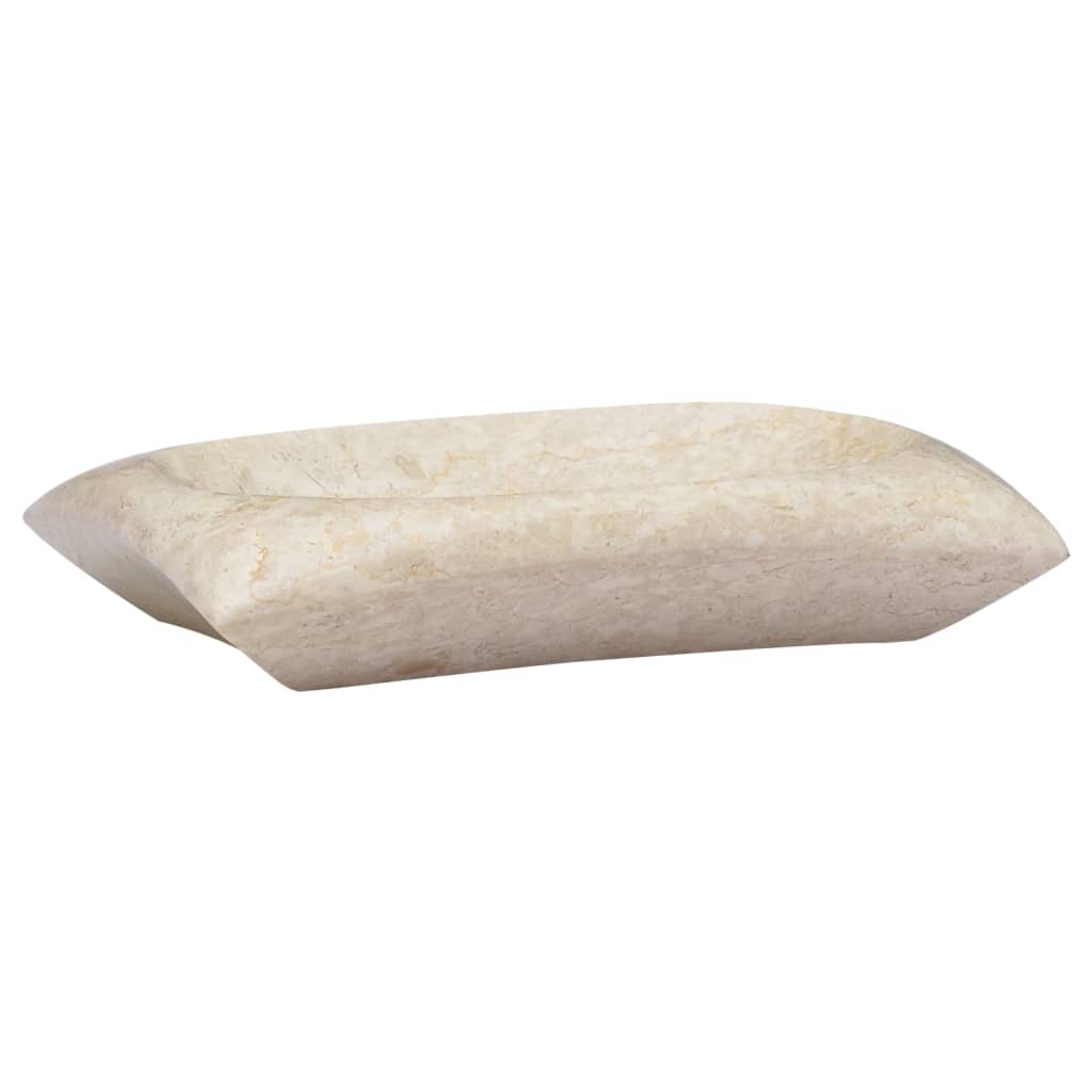 Sink Cream 50x35x10 cm Marble