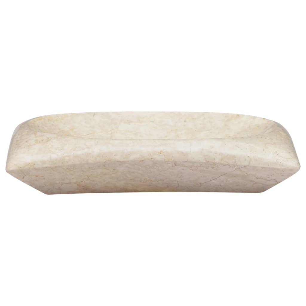 Sink Cream 50x35x10 cm Marble