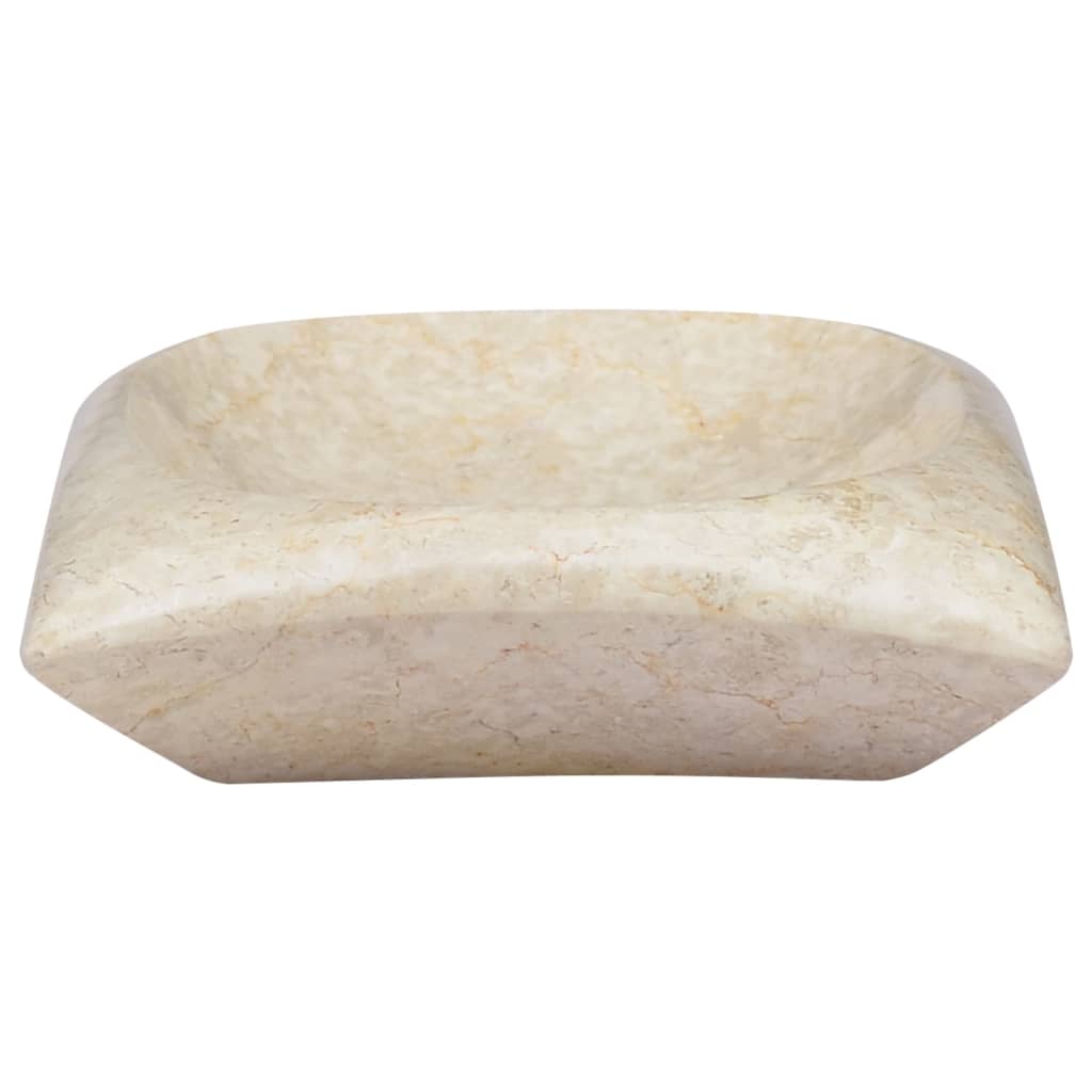 Sink Cream 50x35x10 cm Marble