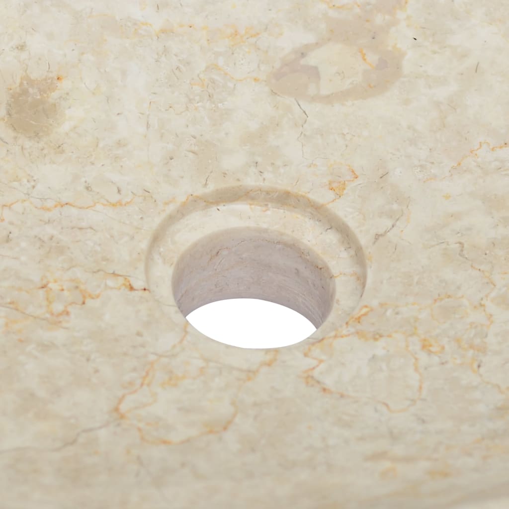 Sink Cream 50x35x10 cm Marble