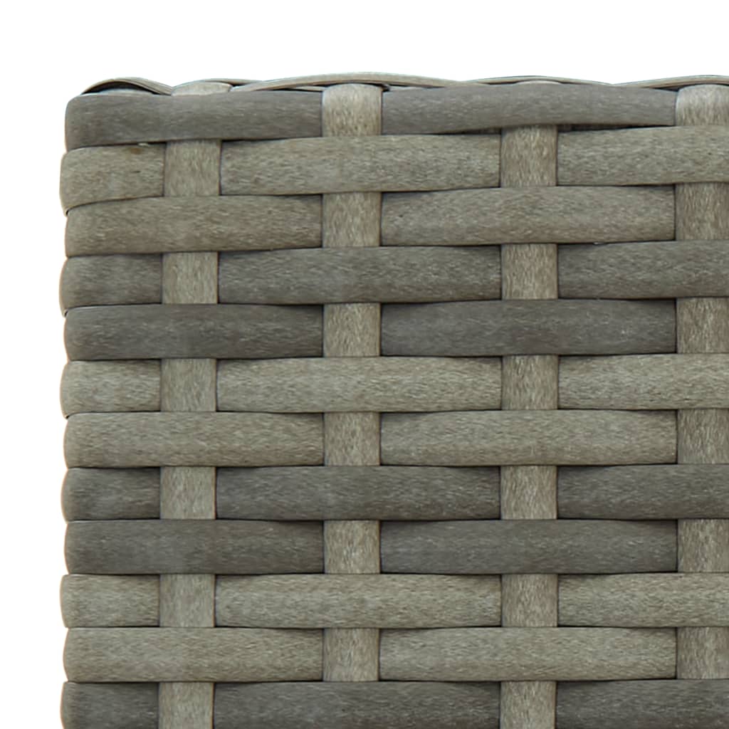 7 Piece Garden Bar Set Grey