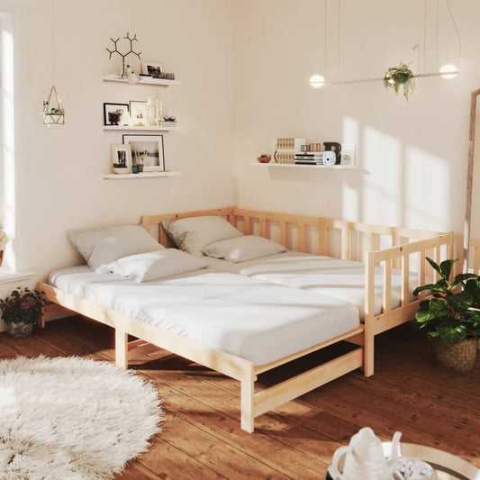 Pull-out Day Bed without Mattress 2x(90x200)cm