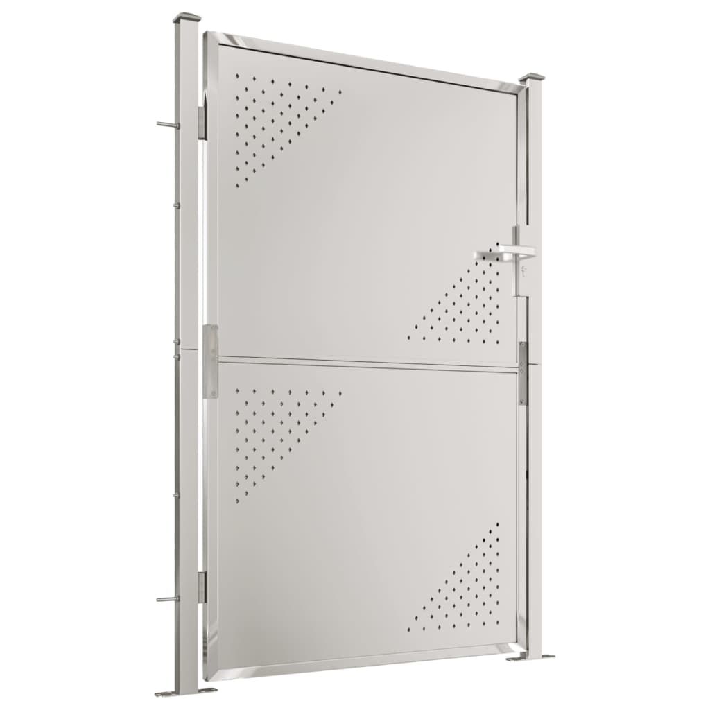 Garden Gate 100x145 cm Stainless Steel