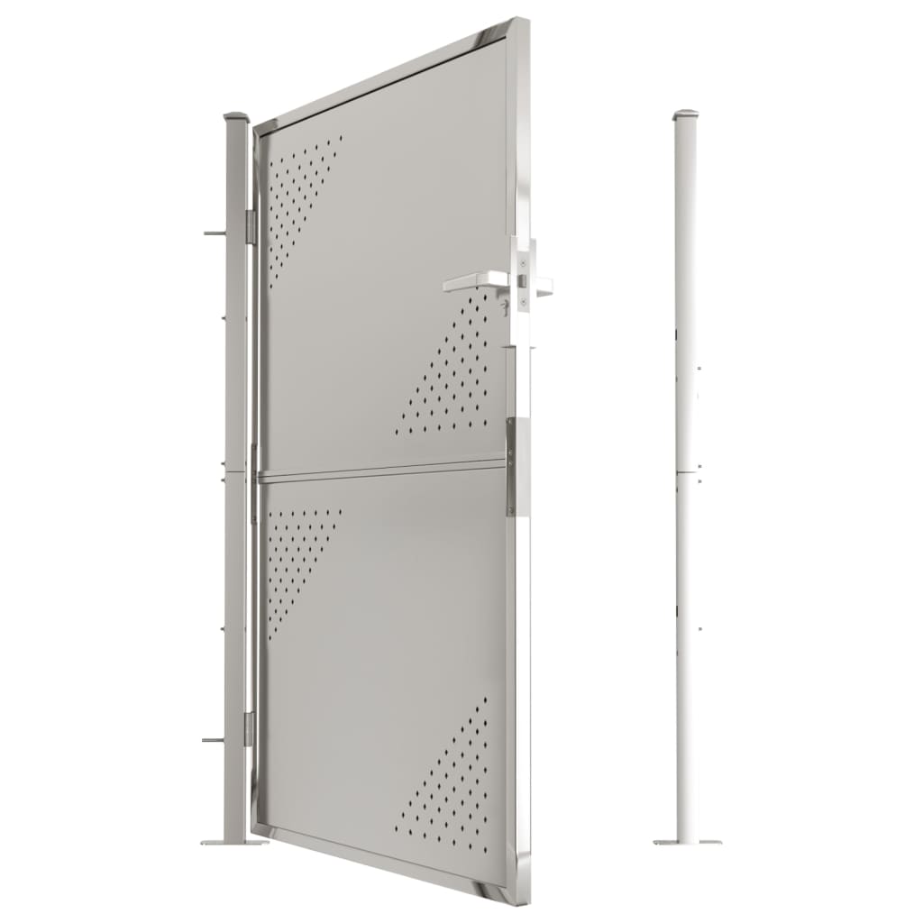 Garden Gate 100x145 cm Stainless Steel