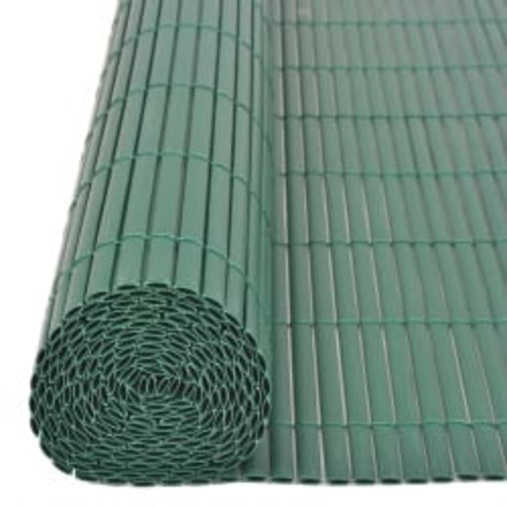 Double-Sided Garden Fence 110x300 cm Green