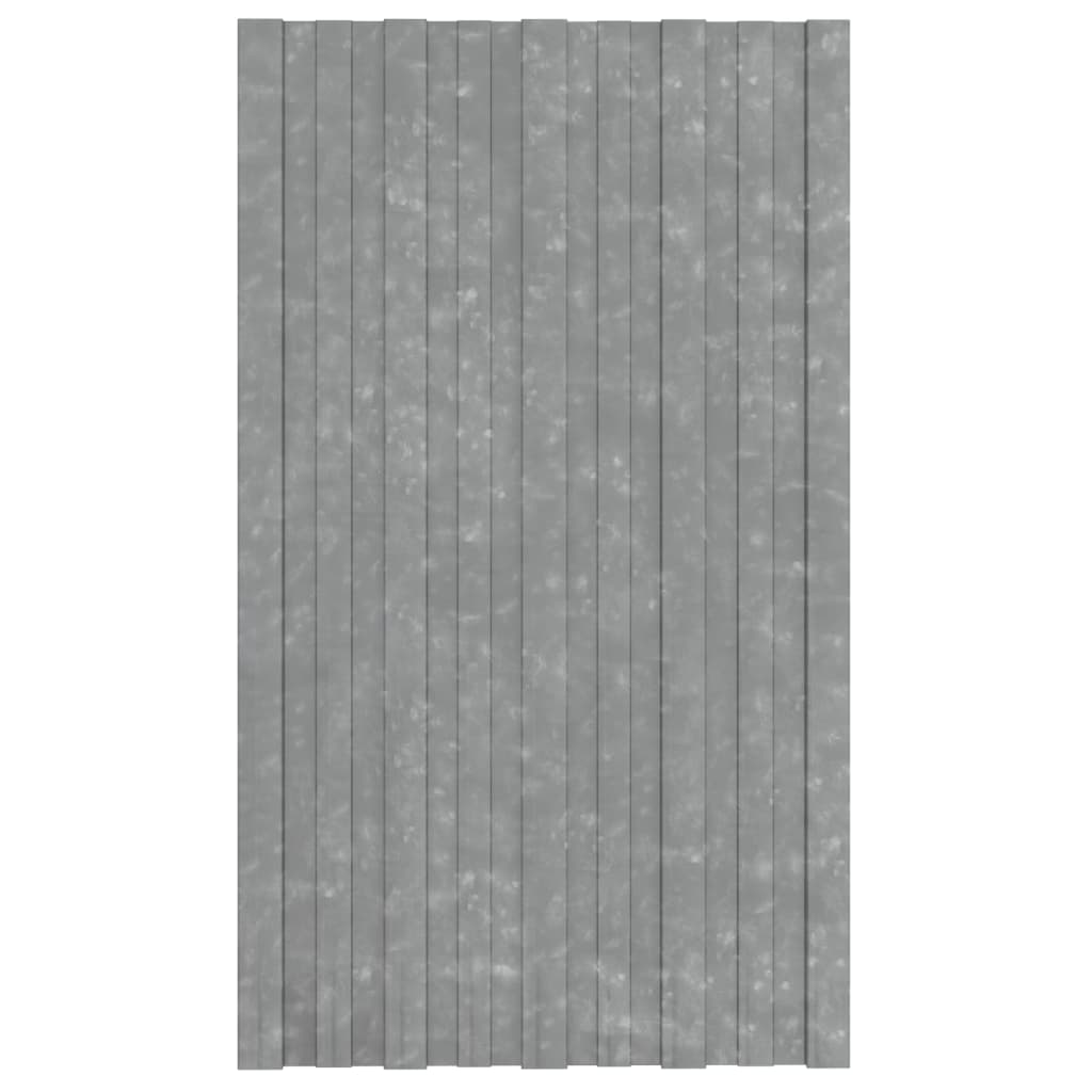 Roof Panels 36 pcs Galvanised Steel Silver 80x45 cm