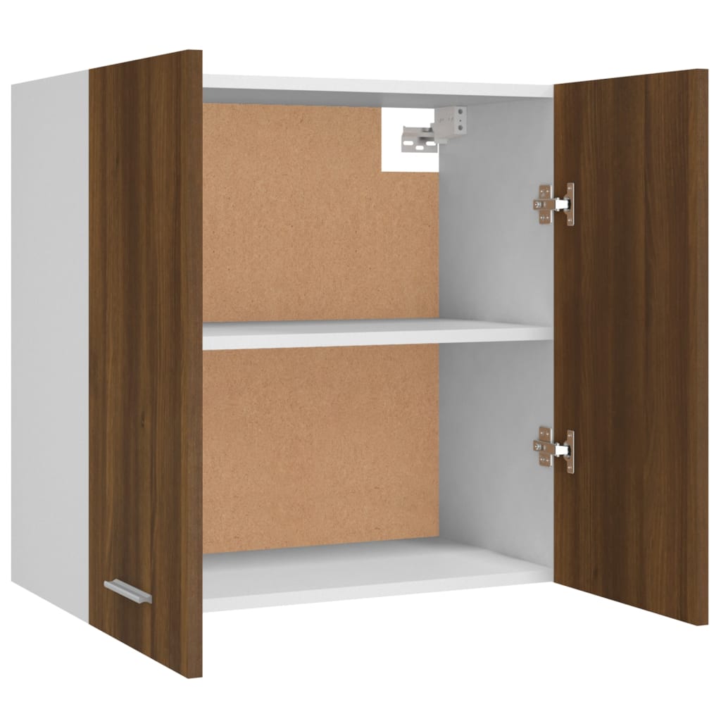 Hanging Cabinet Lyon Brown Oak 60x31x60 cm Engineered Wood