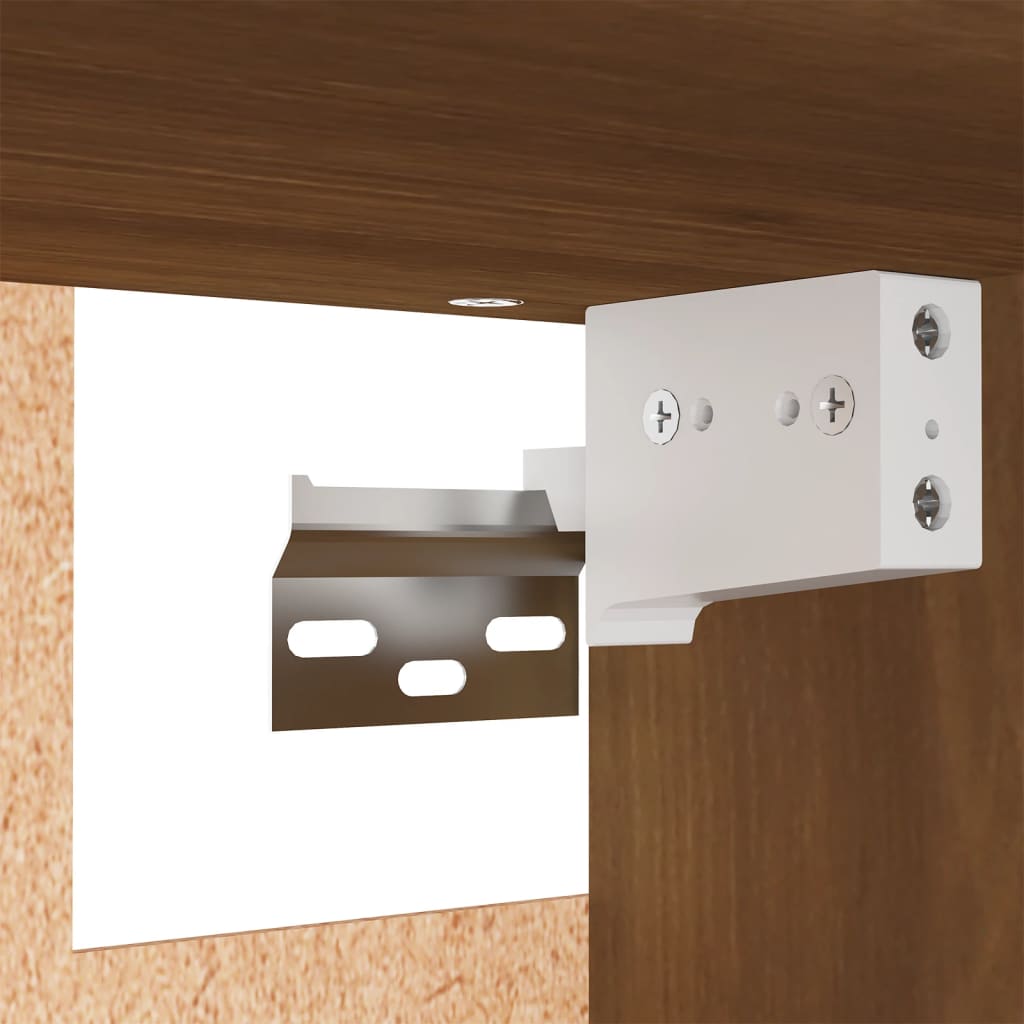 Hanging Cabinet Lyon Brown Oak 60x31x60 cm Engineered Wood