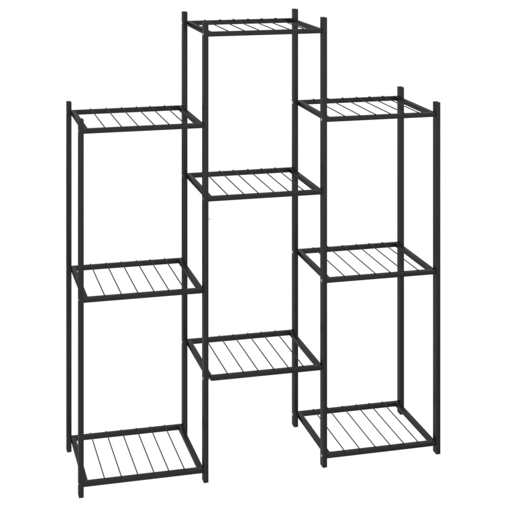 Flower Stand 83x25x100 cm Black Iron