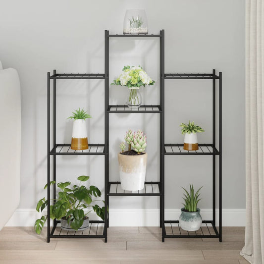 Flower Stand 83x25x100 cm Black Iron