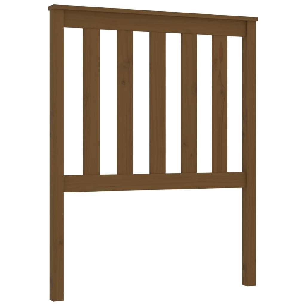 Bed Headboard Honey Brown 81x6x101 cm Solid Wood Pine
