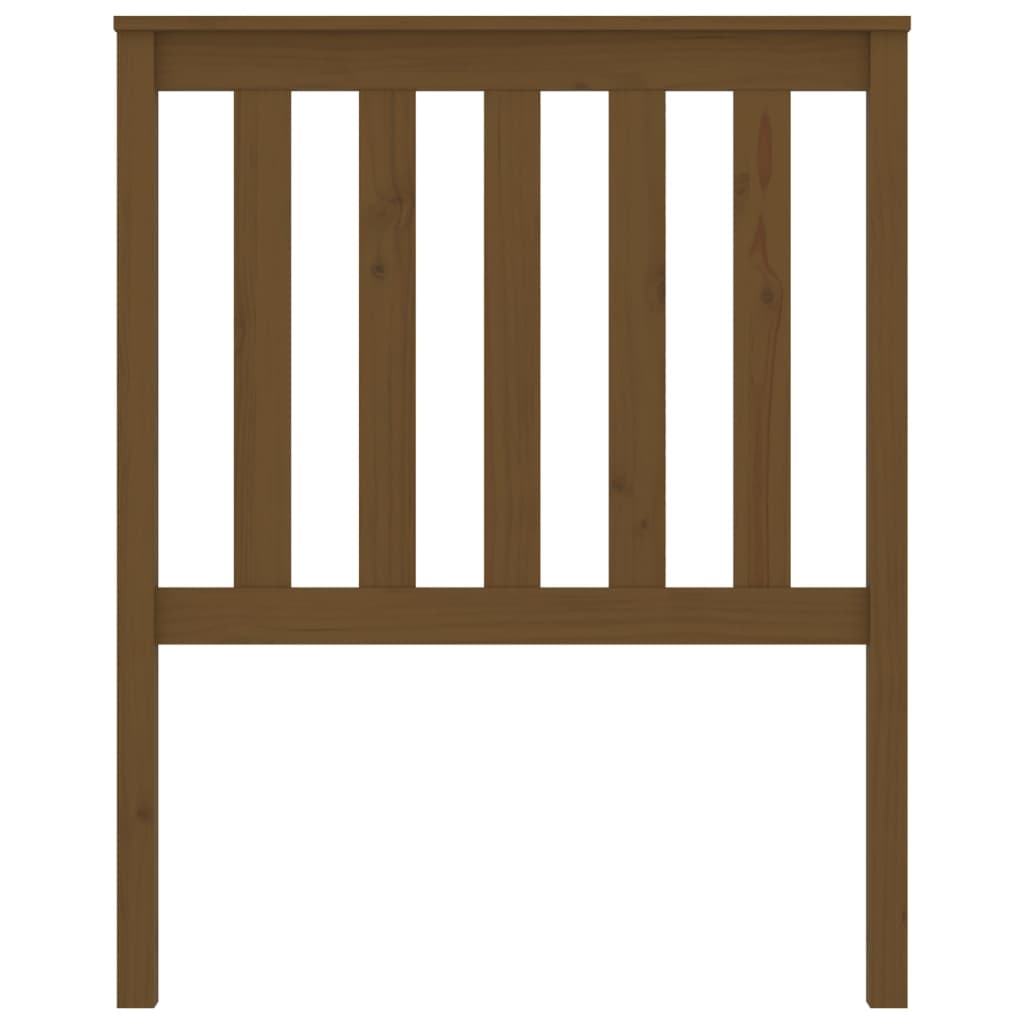 Bed Headboard Honey Brown 81x6x101 cm Solid Wood Pine
