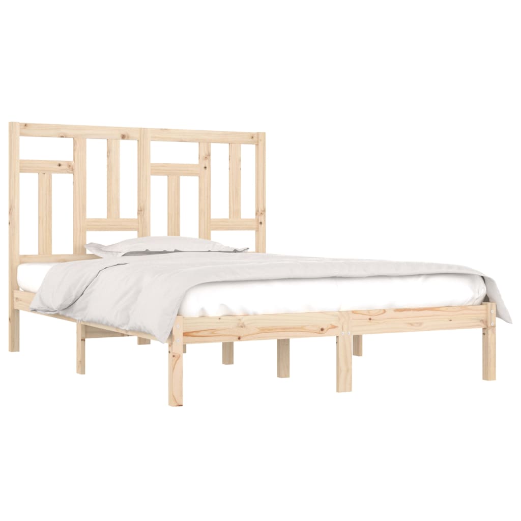 Bed Frame without Mattress 120x190 cm Small Double Solid Wood