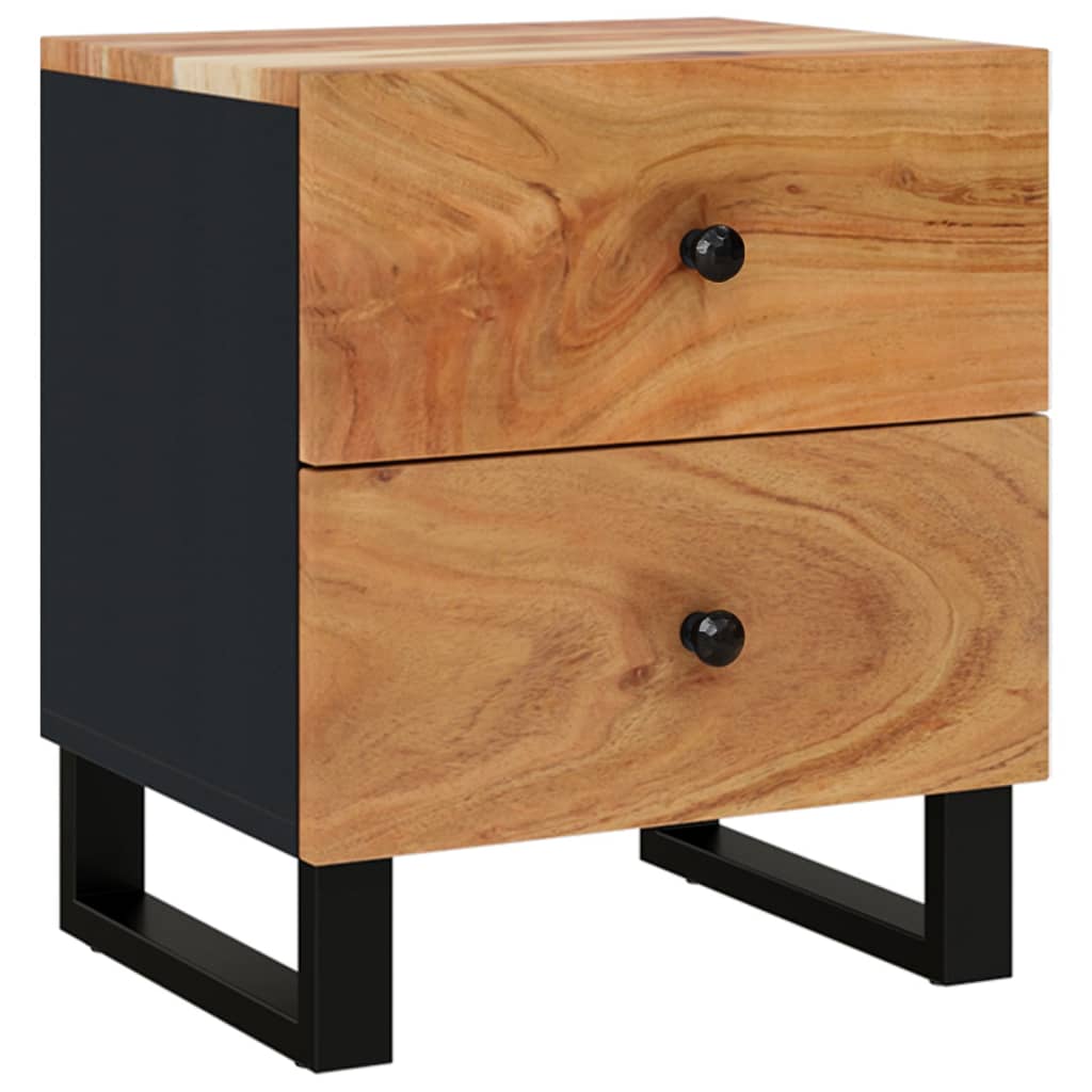 Bedside Cabinet 40x33x46 cm Solid Wood Acacia