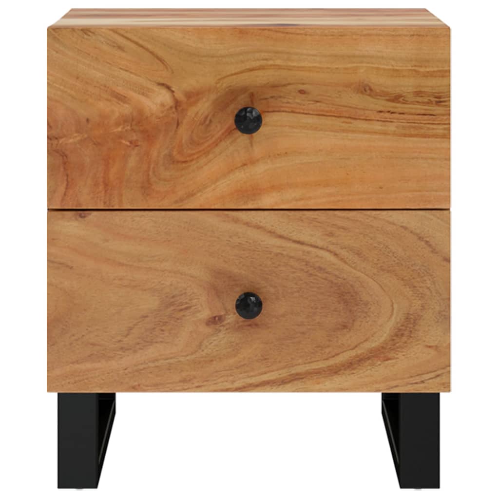 Bedside Cabinet 40x33x46 cm Solid Wood Acacia