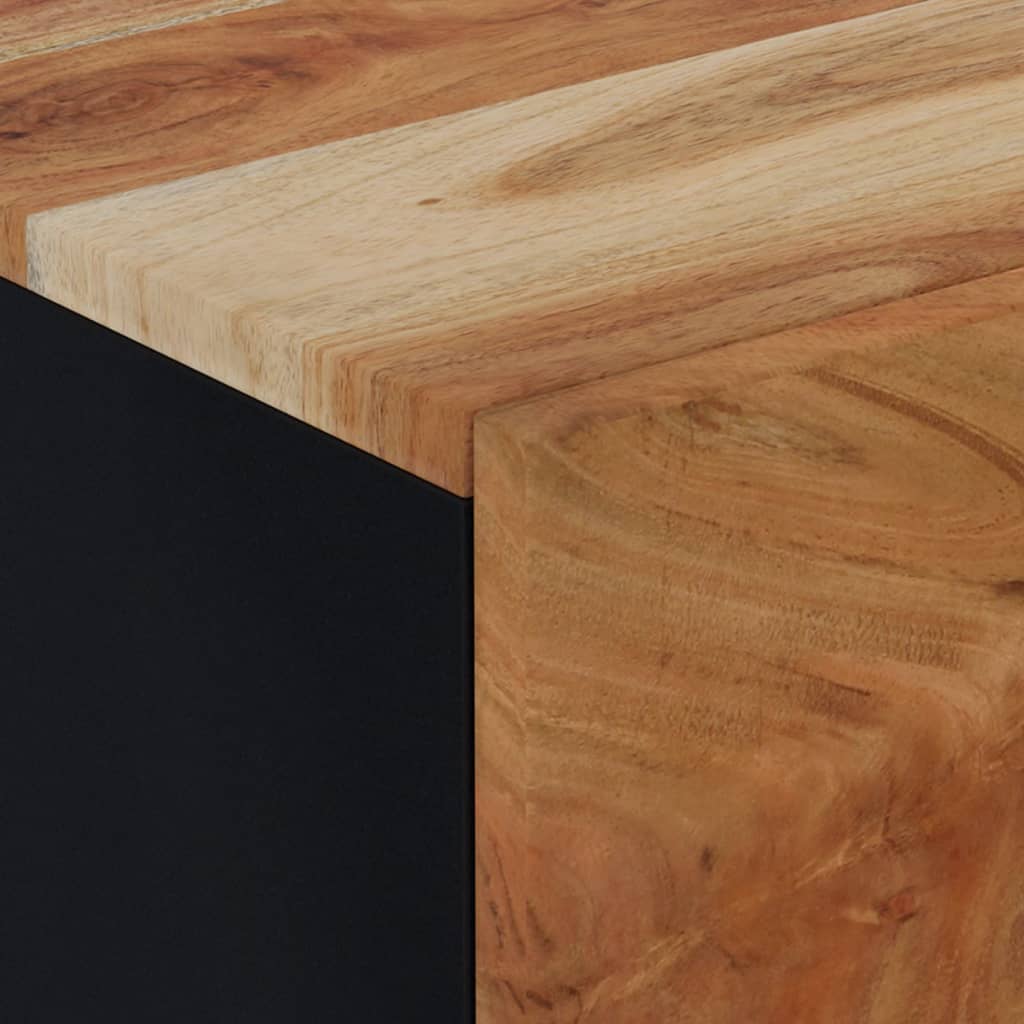 Bedside Cabinet 40x33x46 cm Solid Wood Acacia