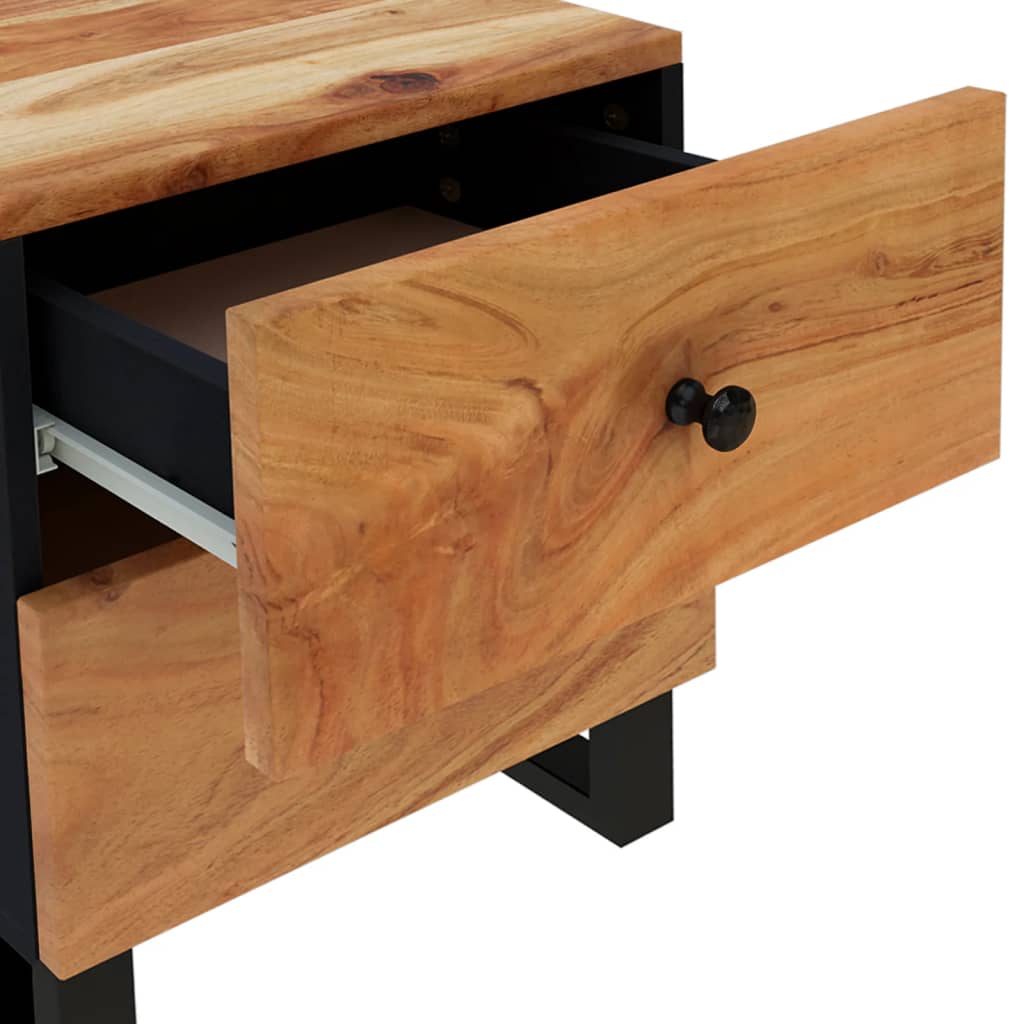 Bedside Cabinet 40x33x46 cm Solid Wood Acacia