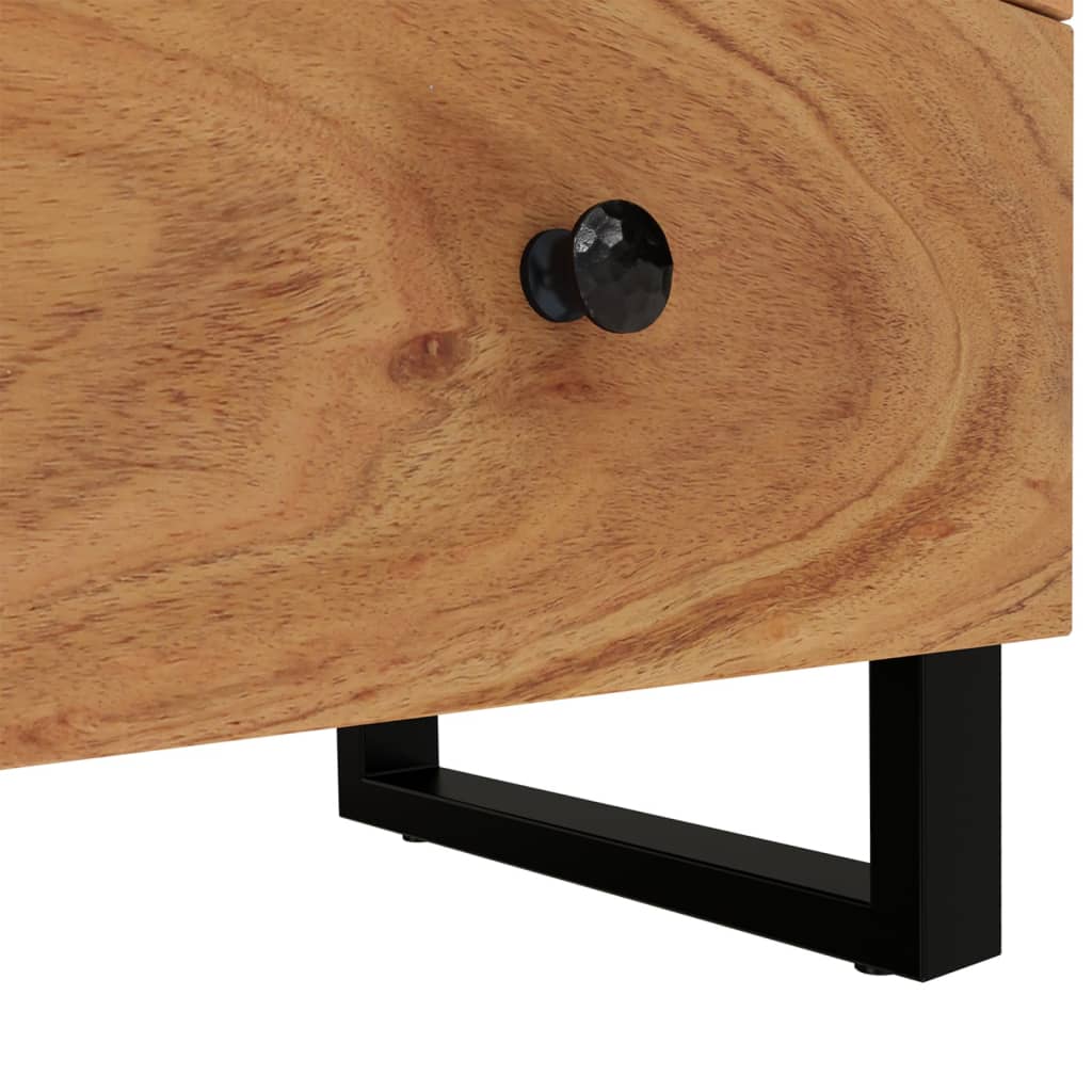 Bedside Cabinet 40x33x46 cm Solid Wood Acacia