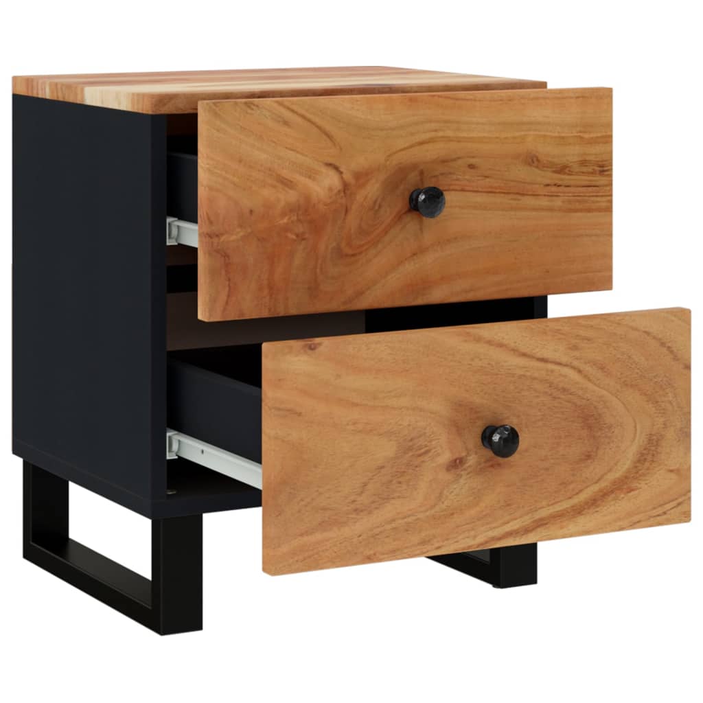 Bedside Cabinet 40x33x46 cm Solid Wood Acacia