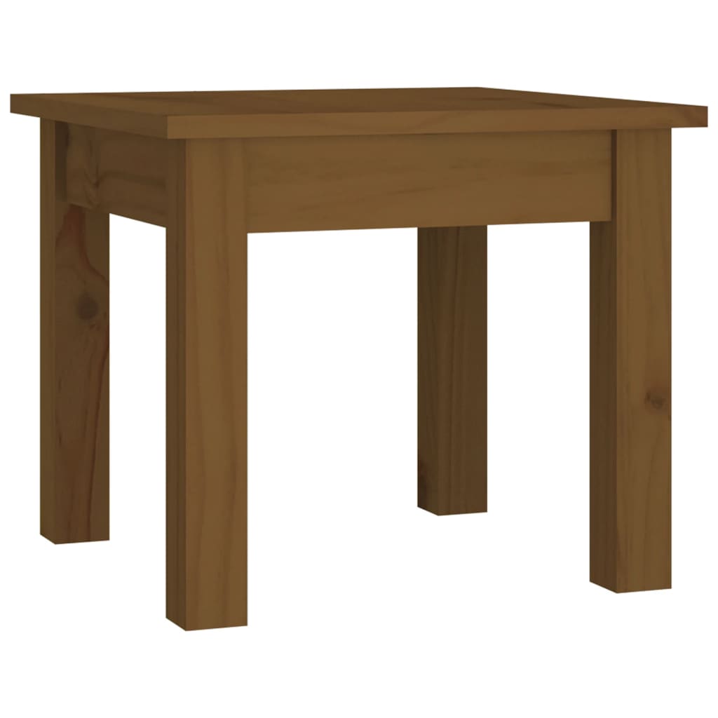 Coffee Table Honey Brown 35x35x30 cm Solid Wood Pine