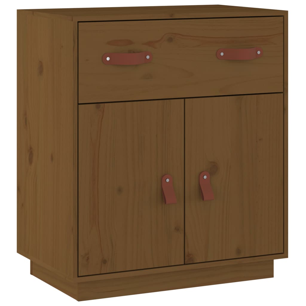 Sideboard Honey Brown 65.5x40x75 cm Solid Wood Pine